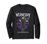 Wednesday Black Is My Happy Color Web Ring Long Sleeve T-Shirt