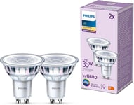 PHILIPS LED Classic Spot Light Bulb 2 Pack [Warm White 2700K - GU10] 35W,...