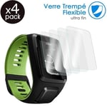 [Pack X4] Film De Protection En Verre Flexible Dureté 9h Pour Montre Connectée Tomtom Runner 3