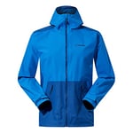 Berghaus Men's Deluge Pro 2.0 Waterproof Shell Jacket, Adjustable, Durable Coat, Rain Protection, Limoges/Turkish Sea, XS