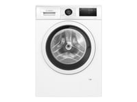 Bosch Serie | 6 WAU28RHISN - Tvättmaskin - Fördjupning - bredd: 60 cm - höjd: 85 cm - frontmatad - 63 liter - 9 kg - 1400 rpm - vit