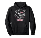 First Time Abuela 2025 Mother's Day Soon To Be Mom Pregnancy Pullover Hoodie