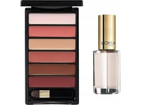 L’Oreal Paris Set L'oreal Paris: Color Riche La Palette Matte, Lip Palette, Nude, 6 G + Color Riche Le Vernis, Nail Polish, 961, Silky Fawn, 5 Ml For Women