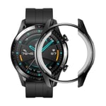 Huawei Watch GT2 (46mm) Plastdeksel / Skjermbeskytter - Sort