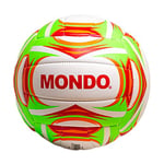 Mondo Toys 23013 Volley Beach Volley Green Boule de Jeu en PVC Blanc Rouge Vert Taille 5