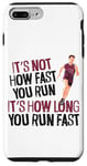 iPhone 7 Plus/8 Plus Running Runner Half Marathon Vintage It's Not How Fast You Case