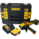 Dcg 409 P1T Meuleuse d'angle sans fil 18 v 125 mm Brushless + 1x batterie 5,0 Ah + chargeur + tstak - Dewalt