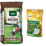 Vilmorin 4460416 Gazon Rustique, Vert, 5 kg & SOLABIOL SOCHAUX10 Carbonate De Chaux Et De Magnésium 10kg, Efficace