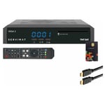 Servimat - Pack Récepteur tv satellite Full hd + Carte d'accès tntsat V6 + Câble hdmi