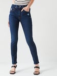 Levi's 501&reg; Skinny Jeans - Blue, Blue, Size 27, Inside Leg 28, Women