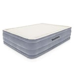 Bestway Tritech Air Bed Mattress | Snuggable Top Air Mattress with Built-in AC Pump
