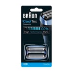 Braun 40B Replacement Foil Cutter Head Cassette Cartridge for Cool Tech Shavers