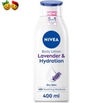 Nivea Naturally Delivered Oil Lavender Body Lotion Dry Skin 400 Ml