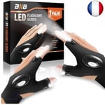 BIIB Cadeau Homme, Gadget Insolite Utile Gants LED Lumineux, Cadeau