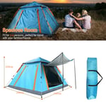 5-8 Man Automatic Instant Pop -Up Camping Tent Waterproof Outdoor Hiking Shelter