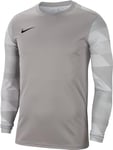 NIKE Mens Dri-fit Park 4 Goalkeeper Jby Sweatshirt, Pewter Grey/White/Black, S EU