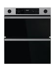 Hisense Bud714221Ax 54/38L Built Under Double Oven With Enamel Liners - Stainless Steel