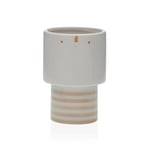 Versa Pot Visage Beige Céramique 8 x 16 x 8 cm