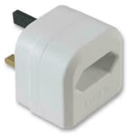 EU To UK Battery Charger Adaptor 3A Plug For Shaver & Oral B Toothbrush White