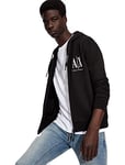 Armani Exchange Icon Hoodie Sweat-Shirt À Capuche, Noir (Black 1200), X-Small Homme