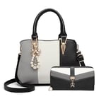 Miss Lulu Designer Handbags for Women and Purse Wallet Set Shoulder Bags Top Handle Bags Crossbody Bags Colour Combination