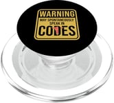 Speak in Codes ICD Medical Coder Worker Humour PopSockets PopGrip pour MagSafe