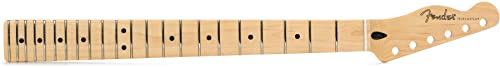 Fender Player Series Telecaster Reverse Headstock Neck, 22 Medium Jumbo Frets, Maple, 9.5", Modern "C"