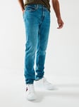 Tommy Hilfiger Denton Straight Jeans - Otto Blue, Stonewash, Size 30, Inside Leg Regular, Men