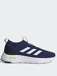 adidas Sportswear Mens Cloudfoam Move Sock Trainer - Dark Blue, Dark Blue, Size 7, Men