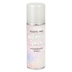 Hårspray glitter multifärg 100 ml, holografisk effekt, blinga håret till fest & maskerad!