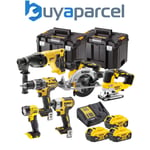 Dewalt DCK669P3T 18v XR 6 Piece Kit + 3 x 5.0Ah Li-Ion Batts, Charger + 2X TSTAK