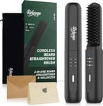 Beard Straightener Brush,  Cordless Hair Straightening Comb with Different