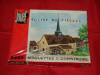 JOUEF HO MAQUETTE EGLISE DE VILLAGE 1976 TRAIN ELECTRIQUE NEUF BOITE A MONTER