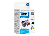 Kmp Multipack H162v - 2-Pack - Svart, Farge (Cyan, Magenta, Gul) - Kompatibel - Blekkpatron (Alternativ For: Hp C2p05ae, Hp C2p07ae) - For Hp Envy 55Xx, 56Xx, 76Xx  Officejet 200, 250, 57Xx, 8040