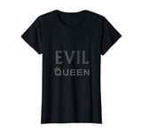 Evil Queen T-shirt Crown Black Heart Halloween Costume Tee T-Shirt