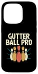 Coque pour iPhone 14 Pro Gutter Ball Pro Bowling Tenpin