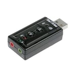 Xclio External USB 7.1Ch Sound Card Adaptor with Dual 3.5mm Jacks