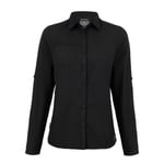 Craghoppers Womens/Ladies Expert Kiwi Long-Sleeved Shirt (Black) - Size 20 UK