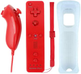 Remote Plus + Nunchuck for Wii Wii U, rød