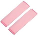 AOMIG Protection Ceinture de Sécurité Enfant, 2PCS Protege Ceinture de Securite Enfant, Voiture Protège Ceinture de Sécurité Coussin pour enfants Tête de bébé appui sommeil pendant le voyage (Rose)