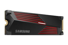 Samsung SSD Interne 990 PRO avec dissipateur, NVMe M.2 PCle 4.0, 1 To, Vitesse de lecture jusqu'à 7 450 Mo/s, Gestion Intelligente de la chaleur, MZ-V9P1T0CW