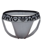 Armani Cotton Jockstrap Kalsonger 2P Grå bomull X-Large Herr