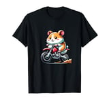 Cute Hamster Enduro Motocross Motorcycle Adventure T-Shirt