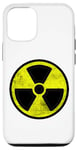 Coque pour iPhone 14 Pro Symbole radioactif vintage vieilli - Symbole de danger biologique