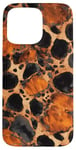 iPhone 15 Pro Max Pattern Natural Animal Leopard pattern Orange Case