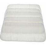 Vhbw - Lot de 5 Lingettes (serpillière) compatible avec Kärcher si 2.600 cb, si 2125, si 4.100 cb pour balai vapeur, serpillière