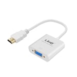 HDMI Male to VGA Female Video Adapter 1080P LinQ White