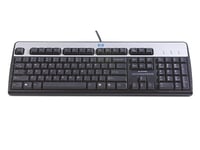 Hp - Tastatur - Usb - Spansk - Sølv, Jakksvart - For Hp T5570  Workstation Z420, Z620, Z820  Hpe T5145, T5540  Compaq Thin Client T5735