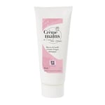 TERRE DE ROSE - Crème mains tube rose 75ml - produits artisanaux français - made in France - cosmétiques naturelles - 100% d'origine végétale - douceur et naturel