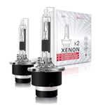 Sinoparcel Ampoule Xénon D2R 6000K, Lampe Phare HID au Remplacer pour Voiture 85126UB 66250 85126WX, 35W DC 12V, Lot de 2